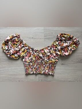 Billabong Floral Crop Top
